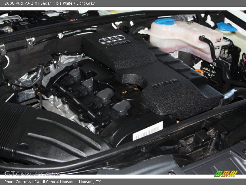 Ibis White / Light Gray 2008 Audi A4 2.0T Sedan