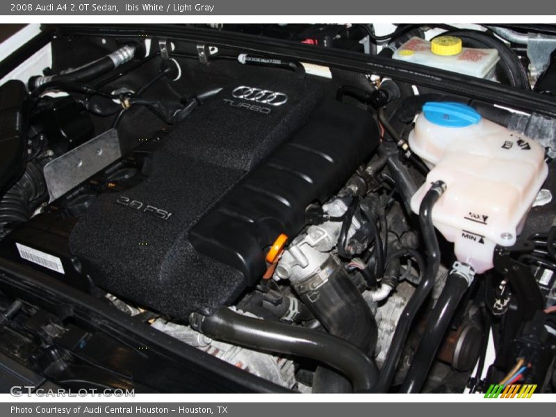 Ibis White / Light Gray 2008 Audi A4 2.0T Sedan