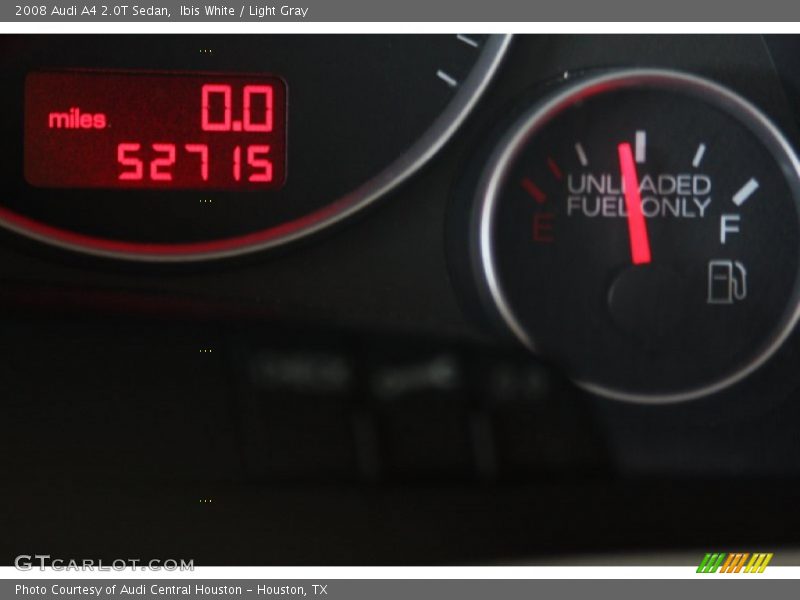 Ibis White / Light Gray 2008 Audi A4 2.0T Sedan