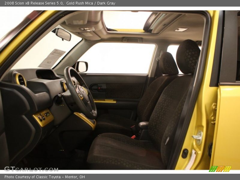 Gold Rush Mica / Dark Gray 2008 Scion xB Release Series 5.0