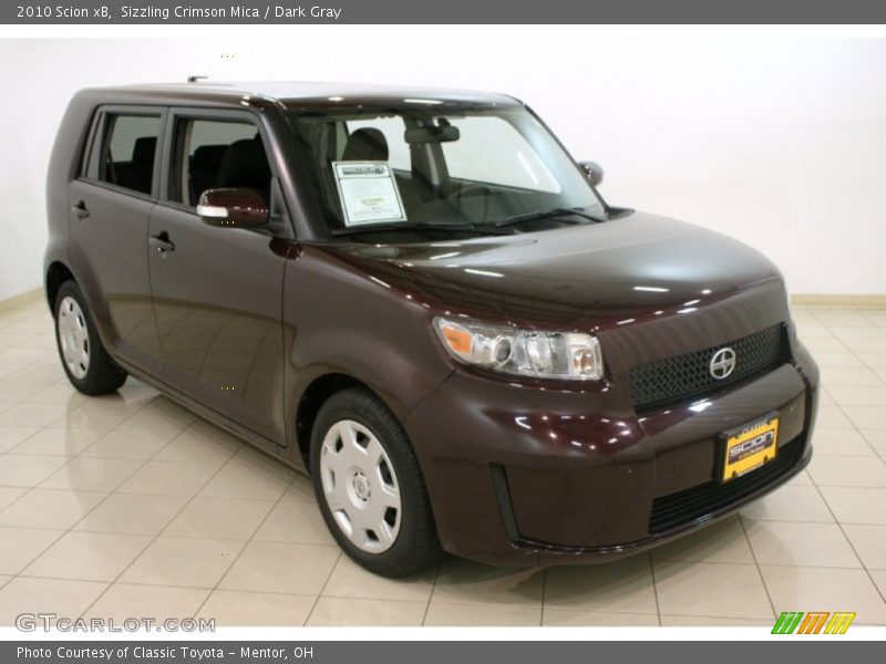 Sizzling Crimson Mica / Dark Gray 2010 Scion xB