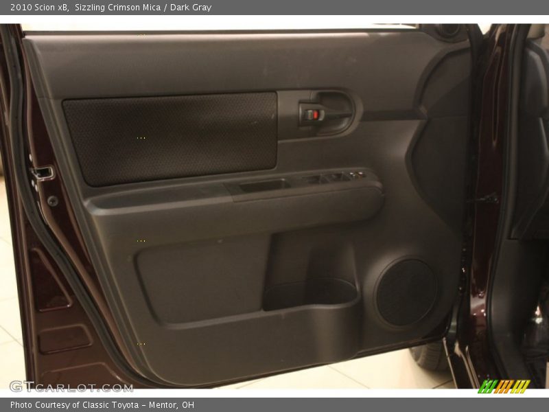 Sizzling Crimson Mica / Dark Gray 2010 Scion xB