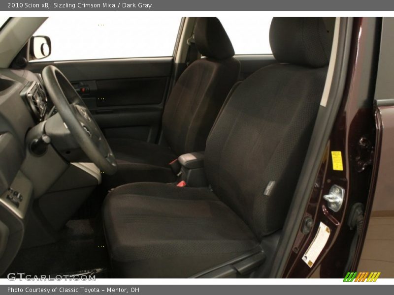 Sizzling Crimson Mica / Dark Gray 2010 Scion xB