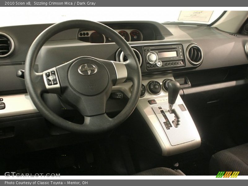 Sizzling Crimson Mica / Dark Gray 2010 Scion xB