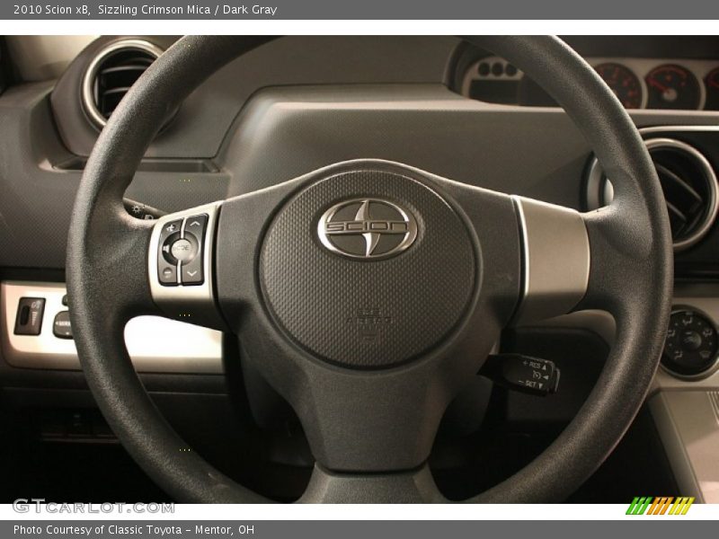 Sizzling Crimson Mica / Dark Gray 2010 Scion xB