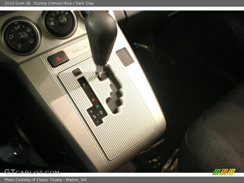 Sizzling Crimson Mica / Dark Gray 2010 Scion xB