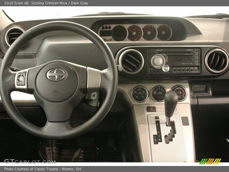 Sizzling Crimson Mica / Dark Gray 2010 Scion xB