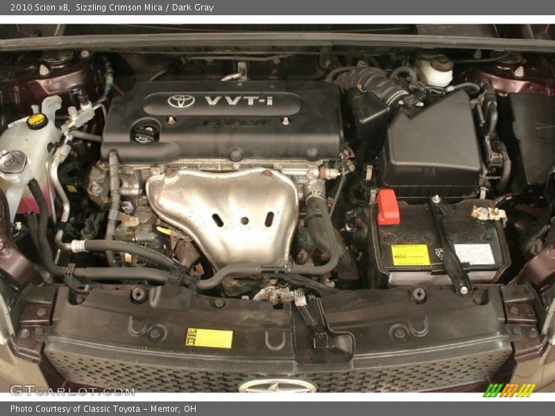 Sizzling Crimson Mica / Dark Gray 2010 Scion xB