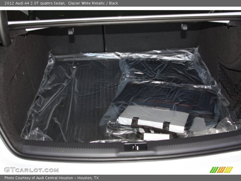 Glacier White Metallic / Black 2012 Audi A4 2.0T quattro Sedan