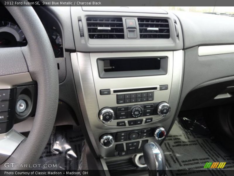Steel Blue Metallic / Charcoal Black 2012 Ford Fusion SE