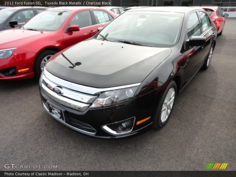 Tuxedo Black Metallic / Charcoal Black 2012 Ford Fusion SEL