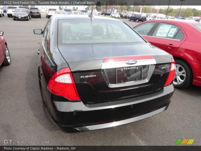 Tuxedo Black Metallic / Charcoal Black 2012 Ford Fusion SEL