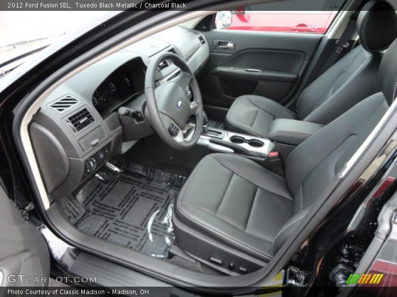 Tuxedo Black Metallic / Charcoal Black 2012 Ford Fusion SEL