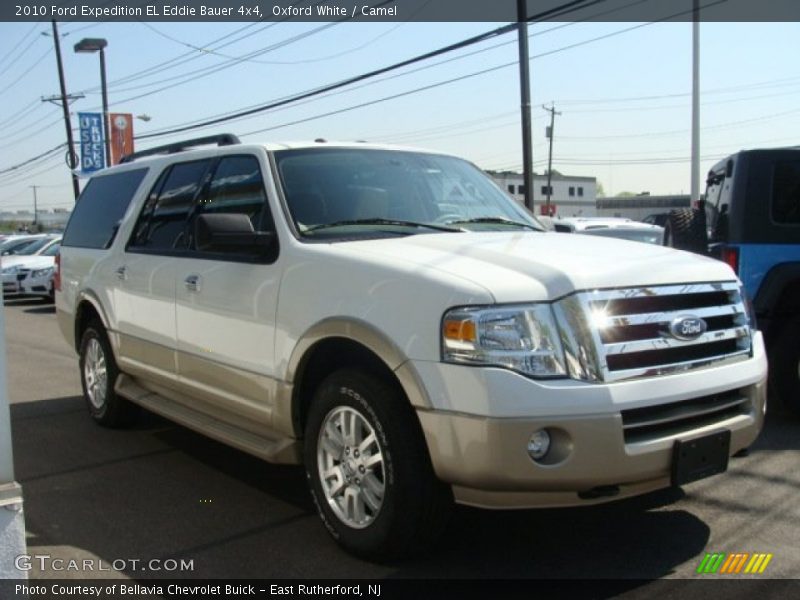 Oxford White / Camel 2010 Ford Expedition EL Eddie Bauer 4x4