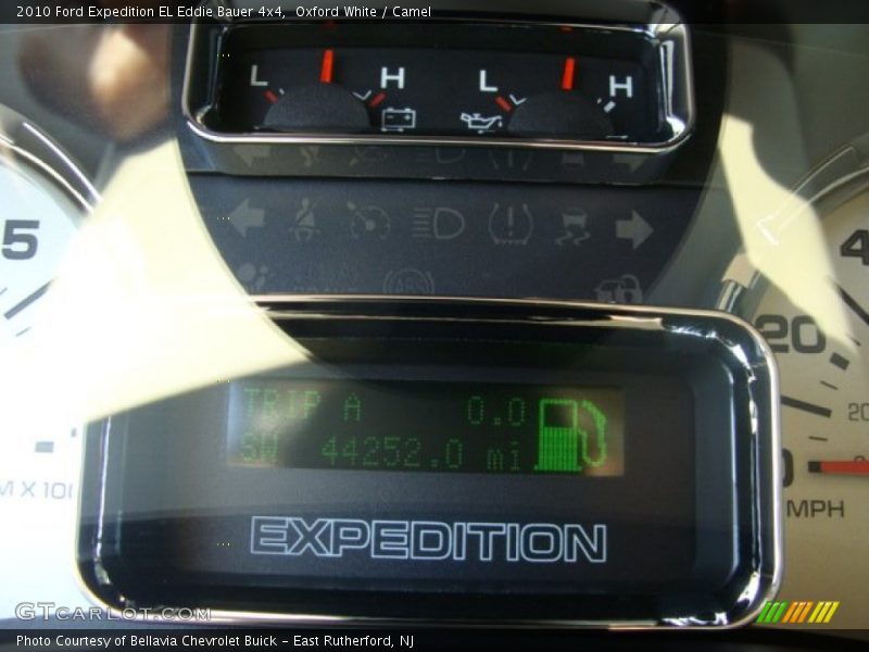 Oxford White / Camel 2010 Ford Expedition EL Eddie Bauer 4x4