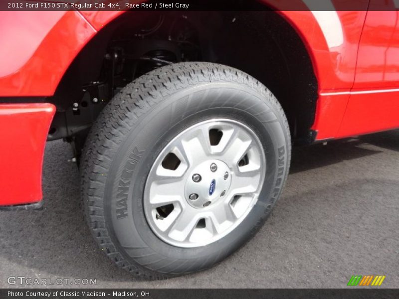 Race Red / Steel Gray 2012 Ford F150 STX Regular Cab 4x4
