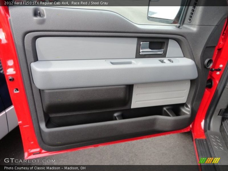 Race Red / Steel Gray 2012 Ford F150 STX Regular Cab 4x4