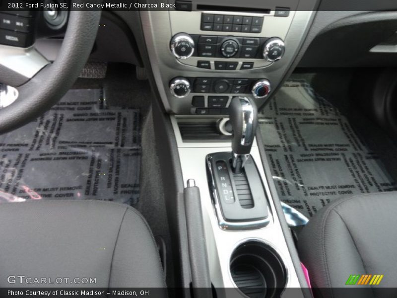 Red Candy Metallic / Charcoal Black 2012 Ford Fusion SE