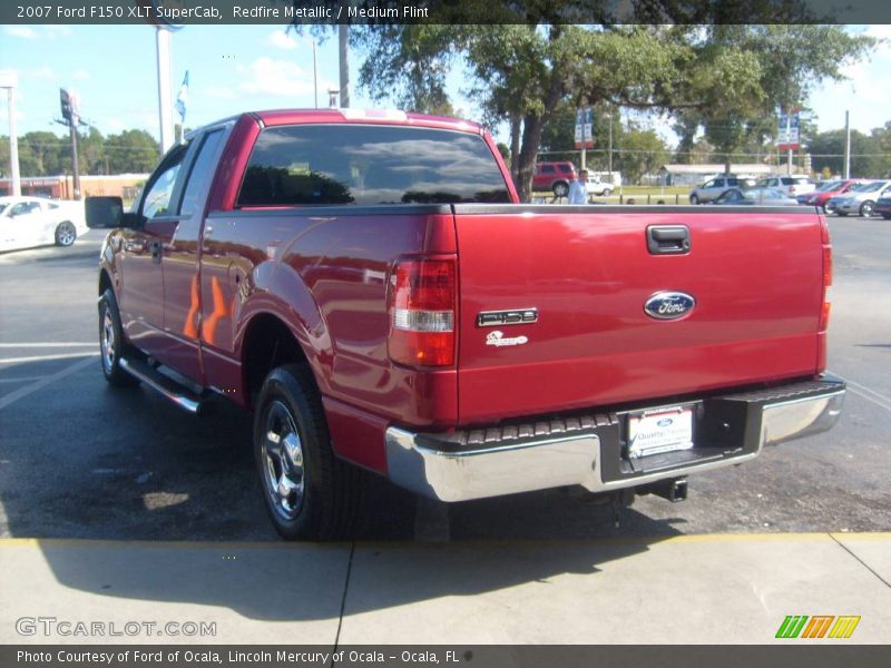 Redfire Metallic / Medium Flint 2007 Ford F150 XLT SuperCab