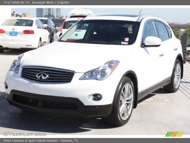 Moonlight White / Graphite 2012 Infiniti EX 35