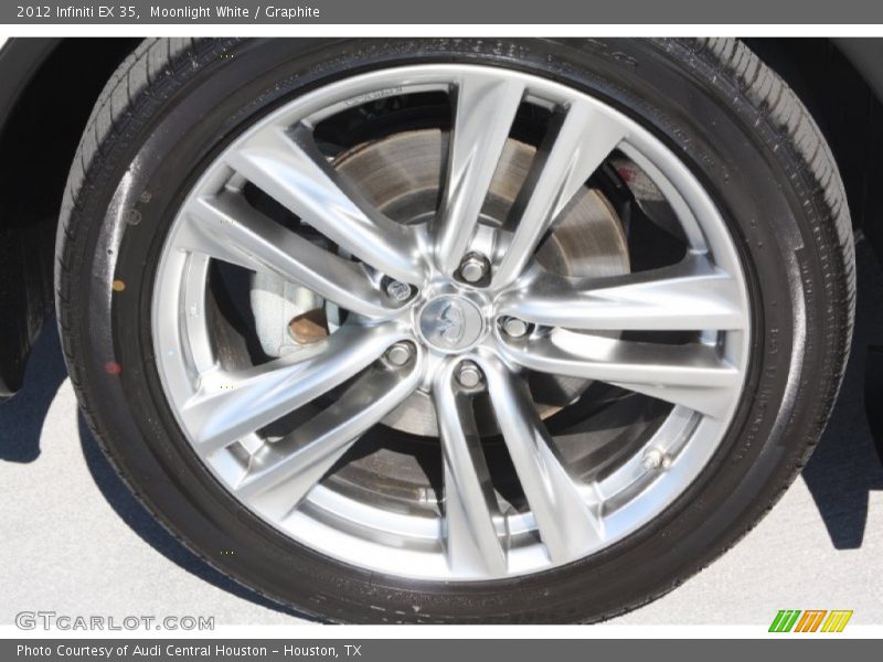 Moonlight White / Graphite 2012 Infiniti EX 35