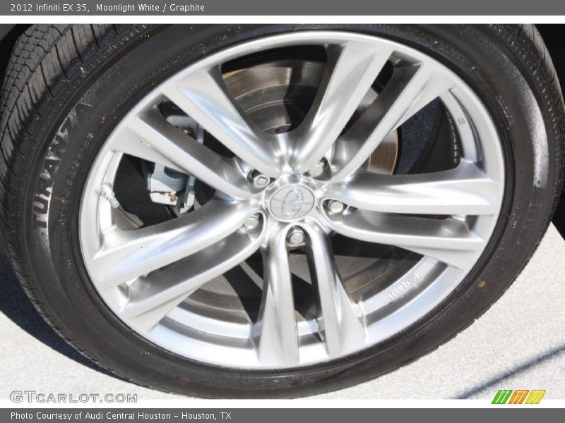 Moonlight White / Graphite 2012 Infiniti EX 35