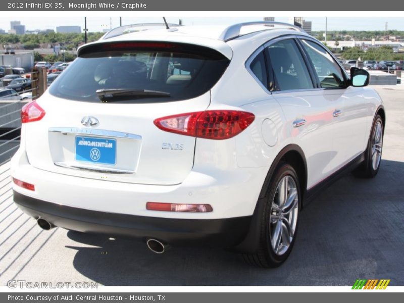 Moonlight White / Graphite 2012 Infiniti EX 35