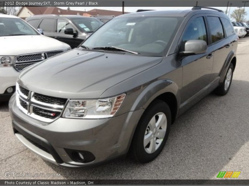 Storm Grey Pearl / Black 2012 Dodge Journey SXT