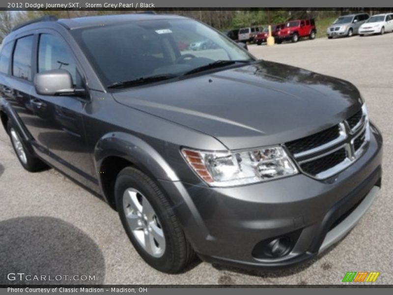 Storm Grey Pearl / Black 2012 Dodge Journey SXT