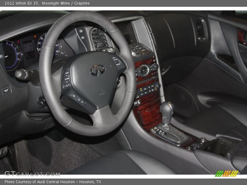 Moonlight White / Graphite 2012 Infiniti EX 35