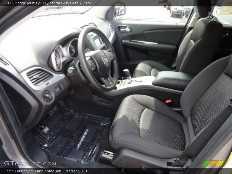 Storm Grey Pearl / Black 2012 Dodge Journey SXT
