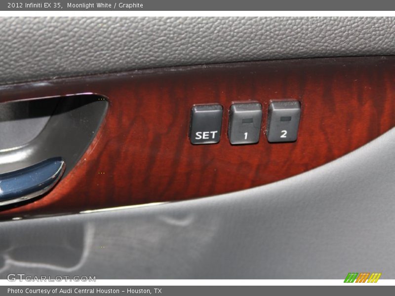 Moonlight White / Graphite 2012 Infiniti EX 35