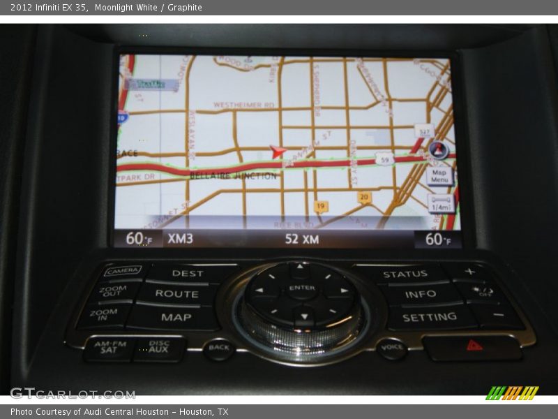 Moonlight White / Graphite 2012 Infiniti EX 35