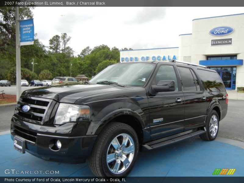 Black / Charcoal Black 2007 Ford Expedition EL Limited