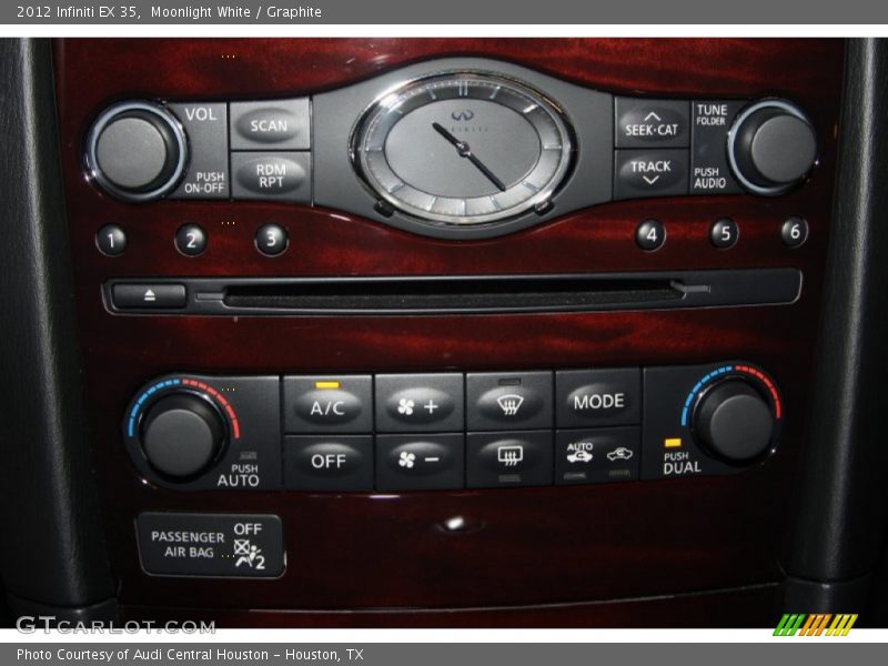 Moonlight White / Graphite 2012 Infiniti EX 35