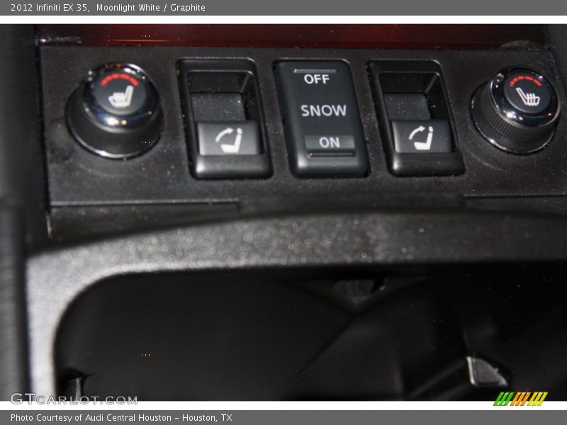 Moonlight White / Graphite 2012 Infiniti EX 35
