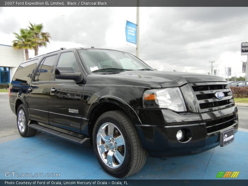 Black / Charcoal Black 2007 Ford Expedition EL Limited