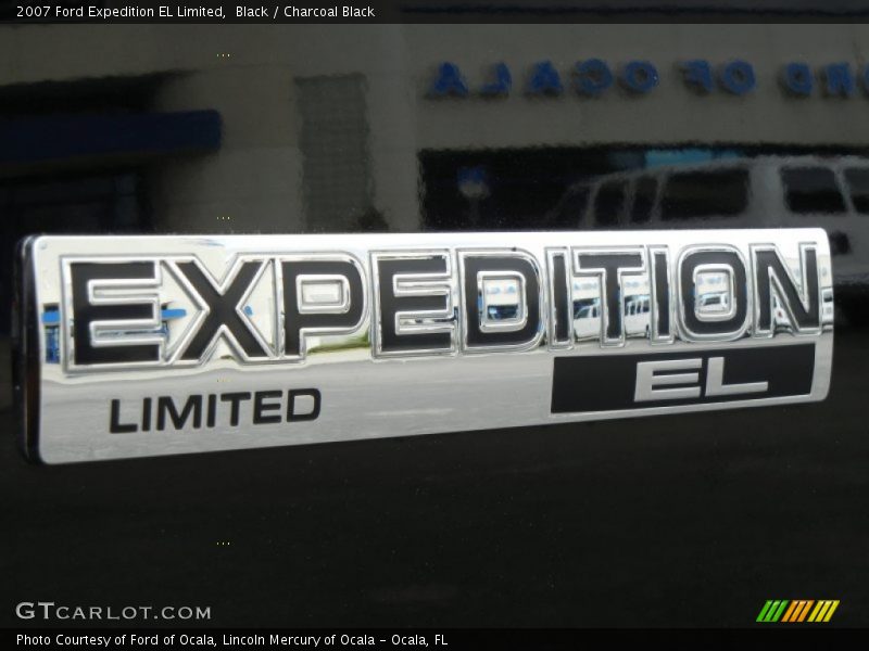 Black / Charcoal Black 2007 Ford Expedition EL Limited