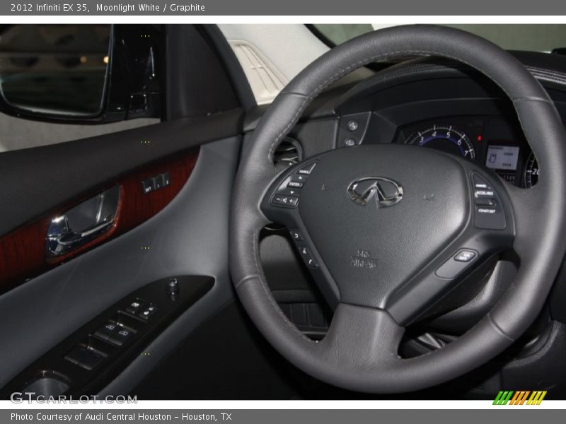 Moonlight White / Graphite 2012 Infiniti EX 35