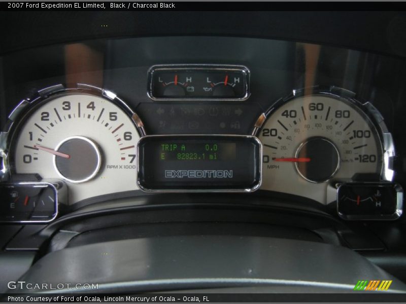 Black / Charcoal Black 2007 Ford Expedition EL Limited