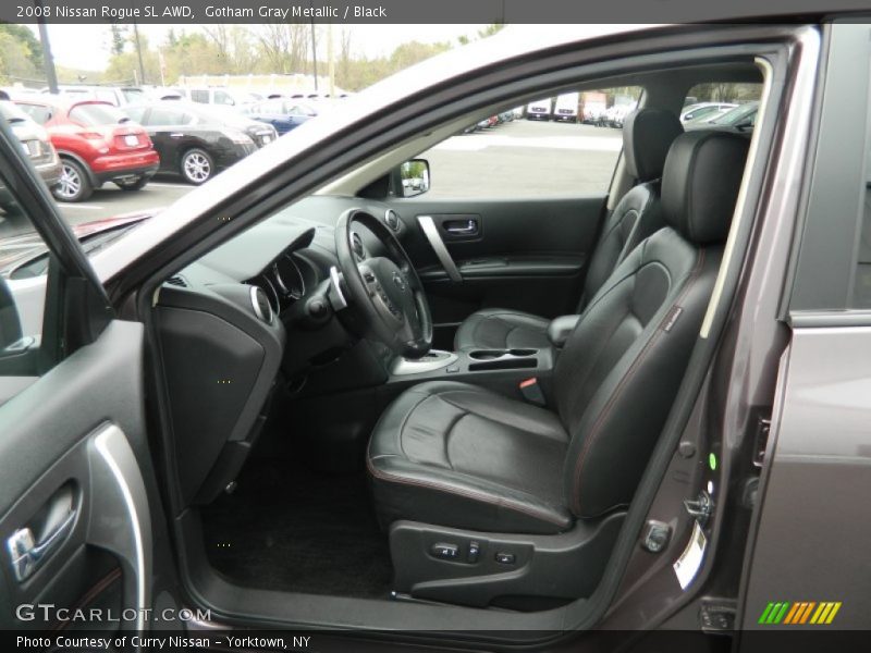 Gotham Gray Metallic / Black 2008 Nissan Rogue SL AWD