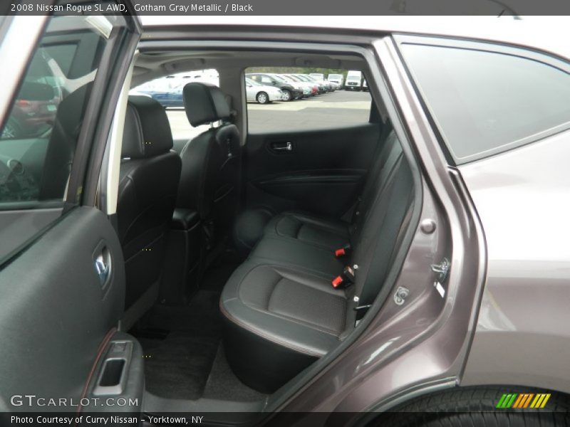 Gotham Gray Metallic / Black 2008 Nissan Rogue SL AWD