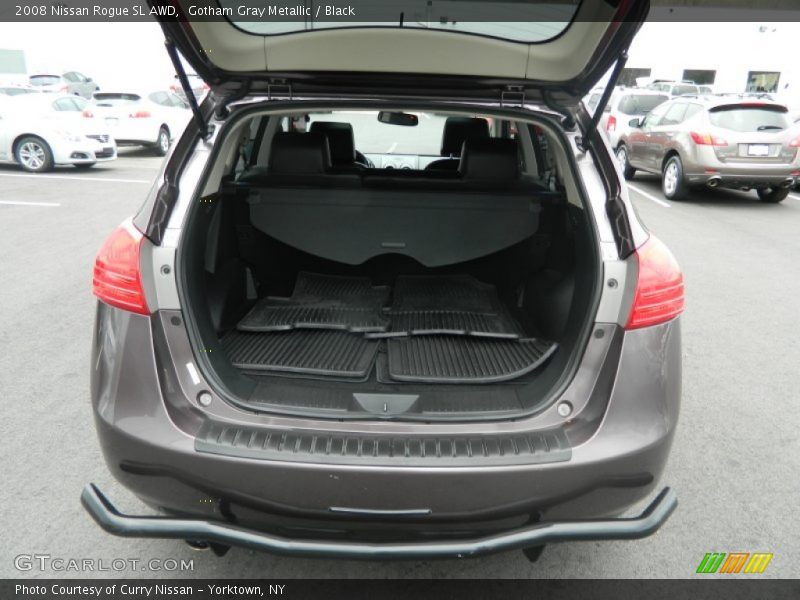 Gotham Gray Metallic / Black 2008 Nissan Rogue SL AWD