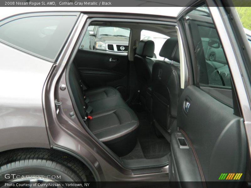 Gotham Gray Metallic / Black 2008 Nissan Rogue SL AWD