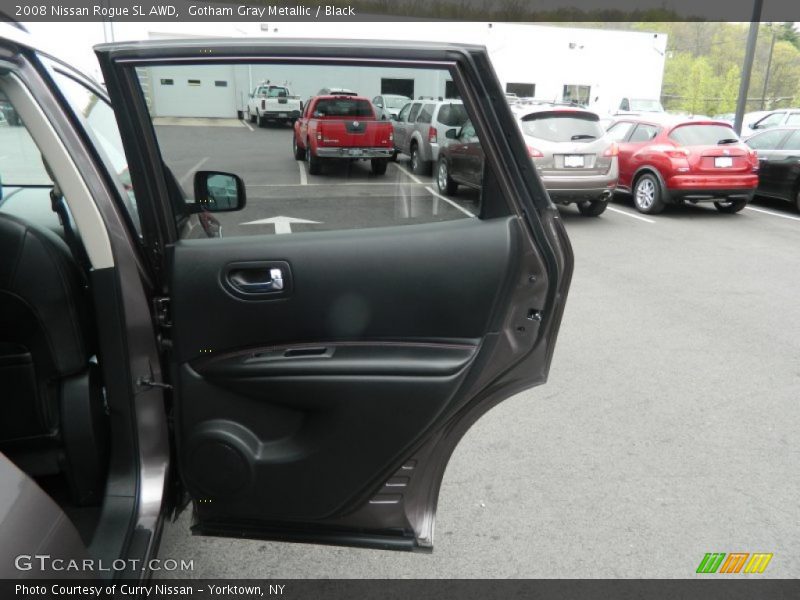 Gotham Gray Metallic / Black 2008 Nissan Rogue SL AWD