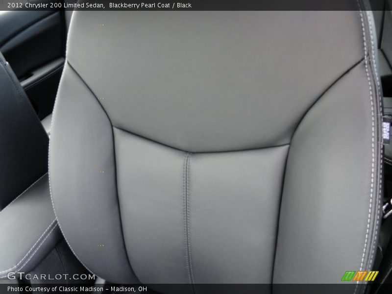 Blackberry Pearl Coat / Black 2012 Chrysler 200 Limited Sedan