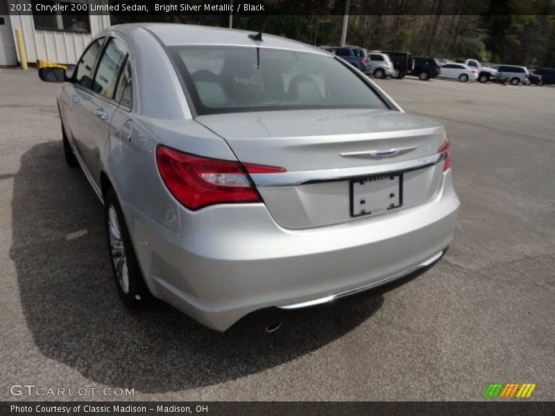 Bright Silver Metallic / Black 2012 Chrysler 200 Limited Sedan