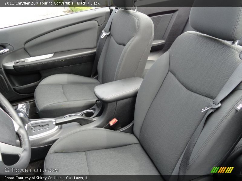 Black / Black 2011 Chrysler 200 Touring Convertible