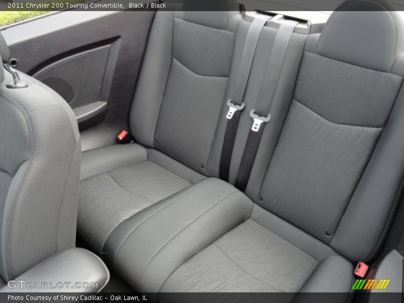 Black / Black 2011 Chrysler 200 Touring Convertible