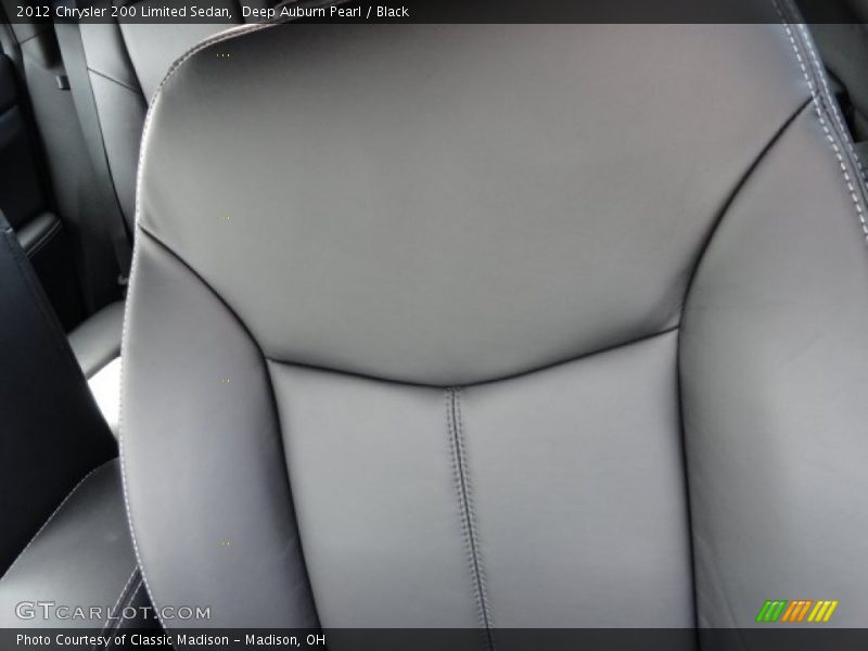Deep Auburn Pearl / Black 2012 Chrysler 200 Limited Sedan